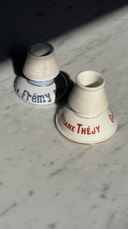 Vintage French Porcelain Match Striker