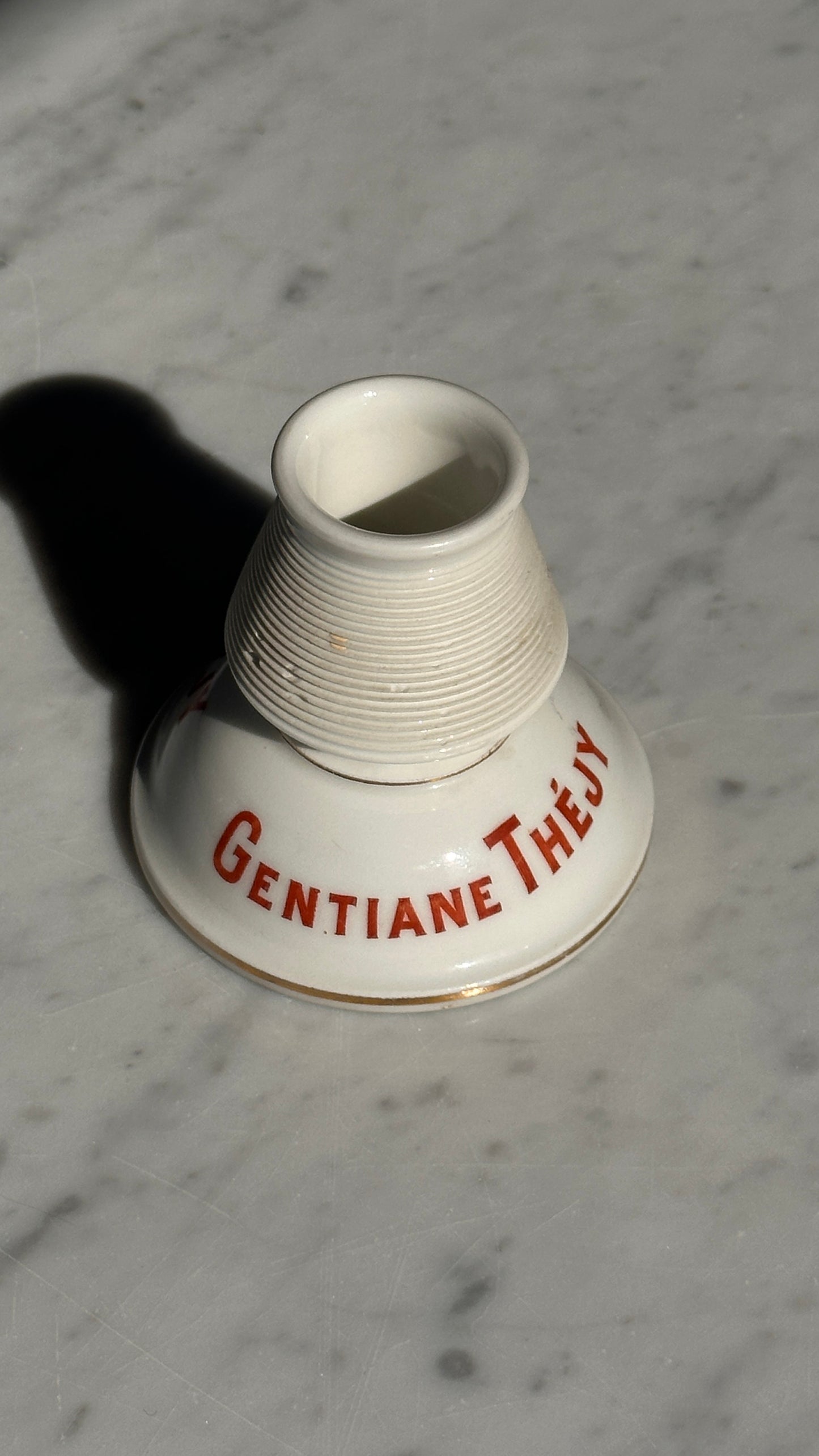 Vintage French Porcelain Match Striker