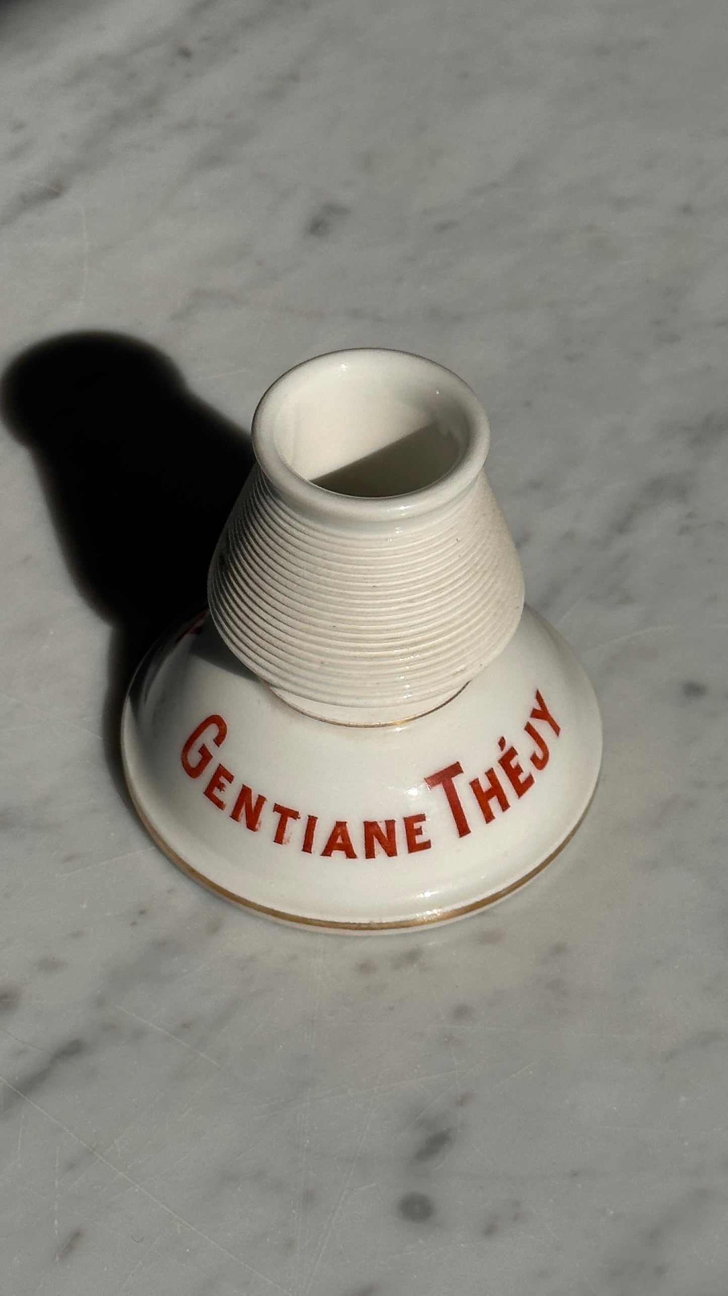 Vintage French Porcelain Match Striker