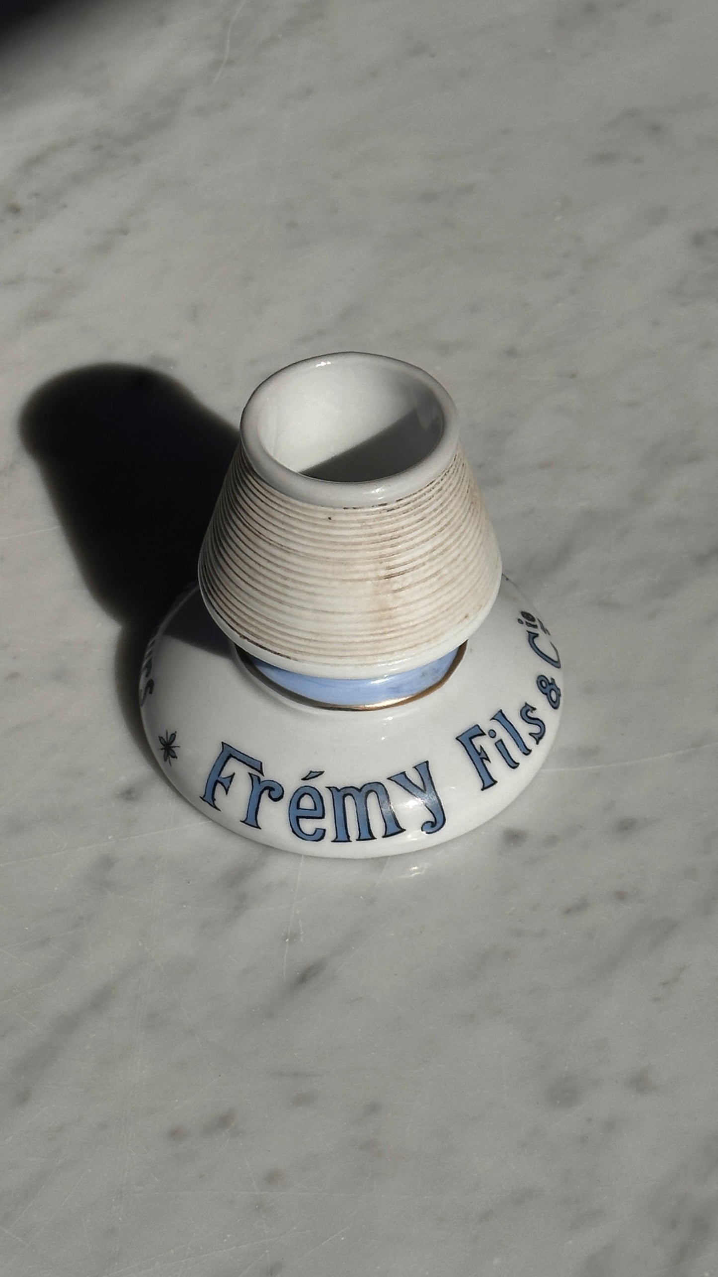 Vintage French Porcelain Match Striker