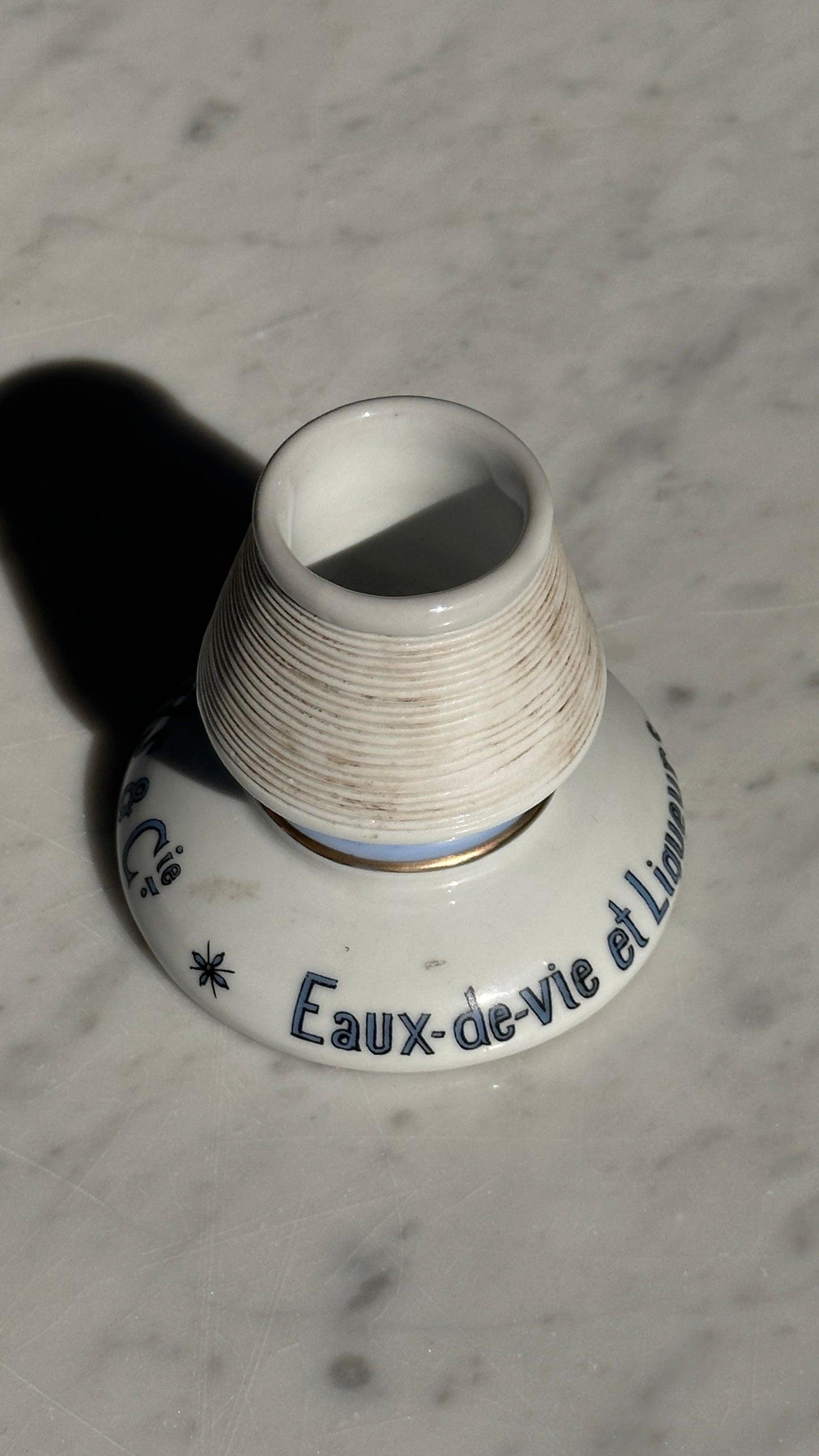 Vintage French Porcelain Match Striker