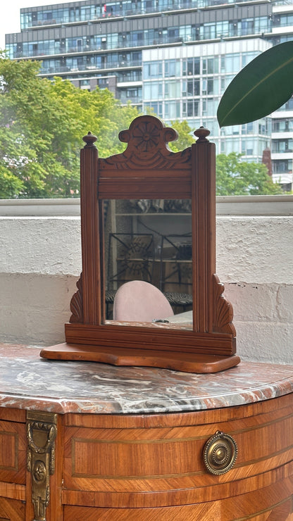Antique Wooden Dressing Mirror