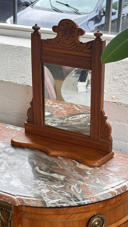 Antique Wooden Dressing Mirror