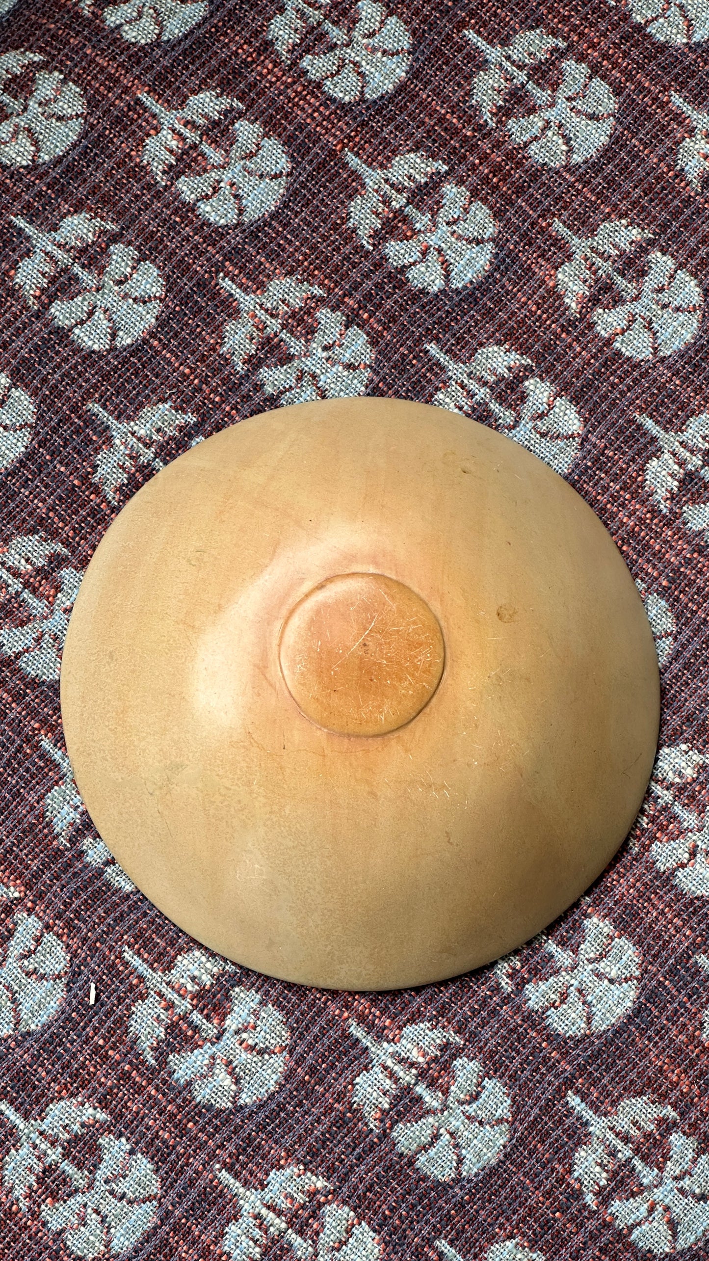 Decorative Carved Stoneware Bowl