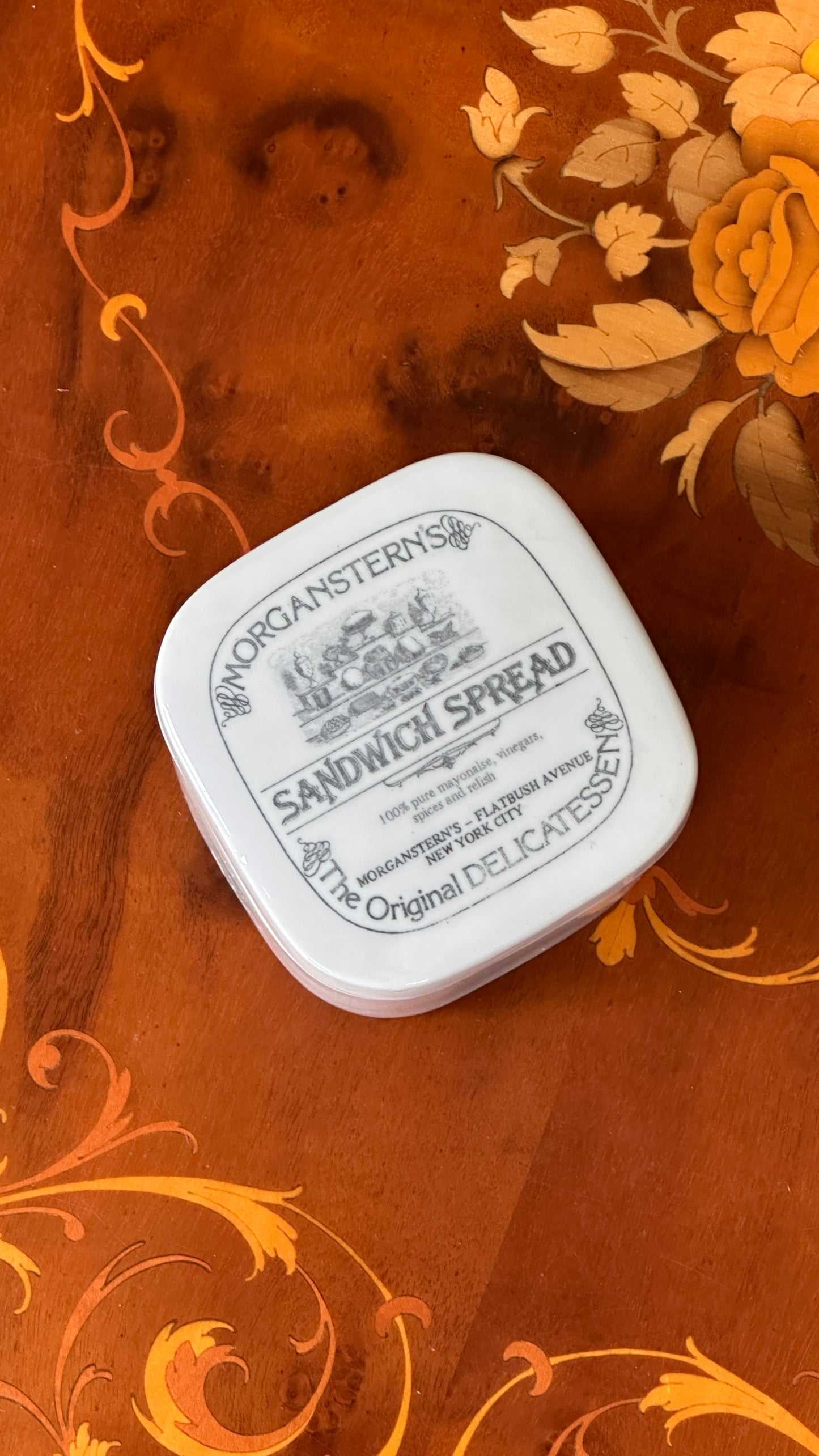 Morganstern's Ceramic Lidded Container