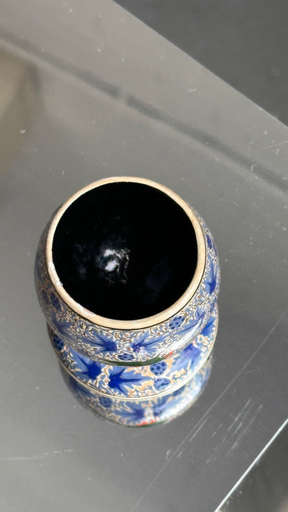 Painted Egg Cup with Bird