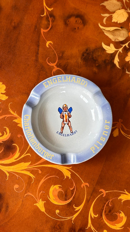 Vintage Engelhardt Charlottenburger Pilsner Ceramic Ashtray
