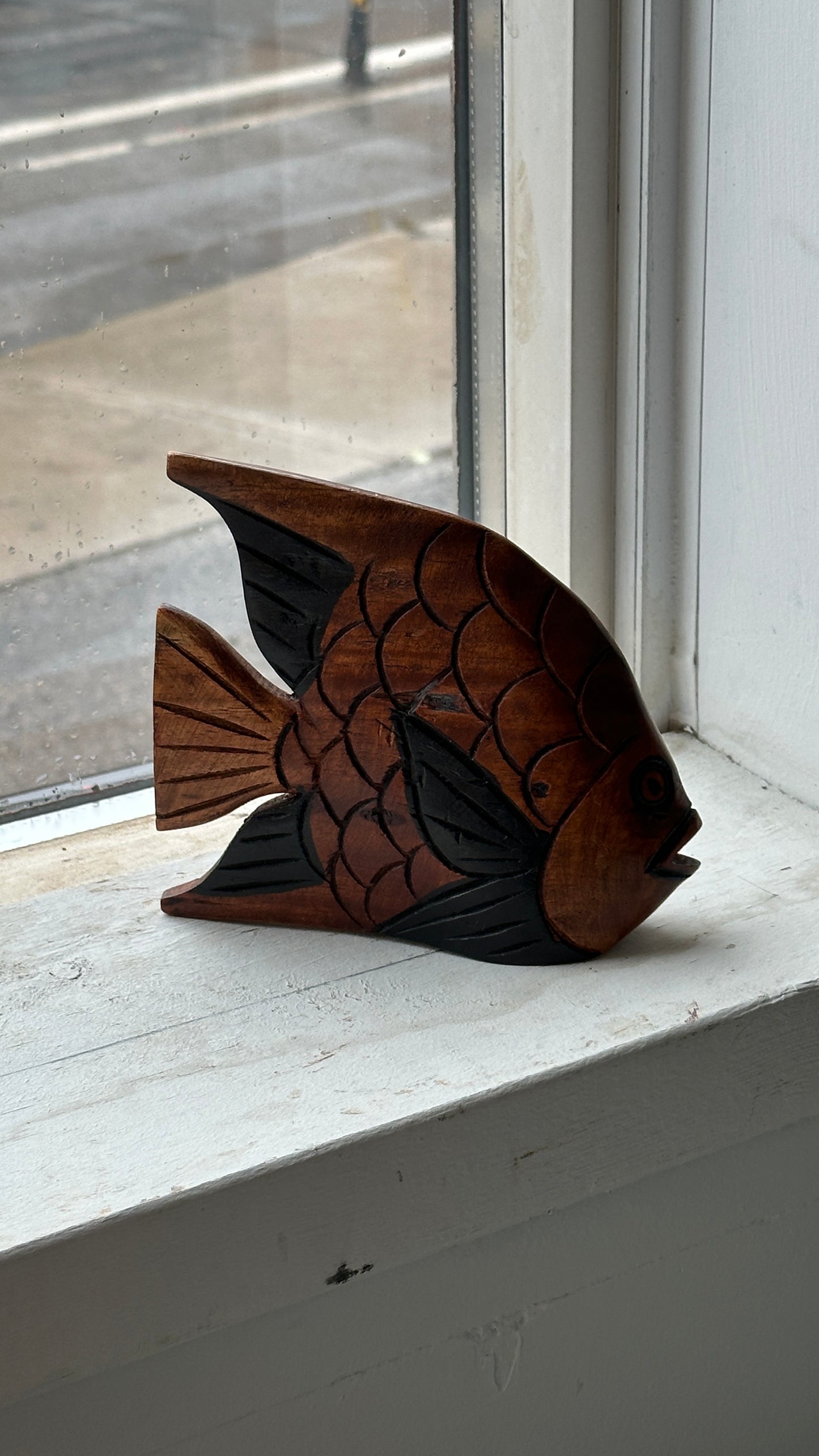 Hand Carved Wooden Fish