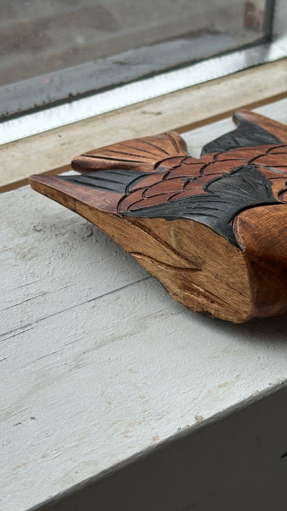 Hand Carved Wooden Fish