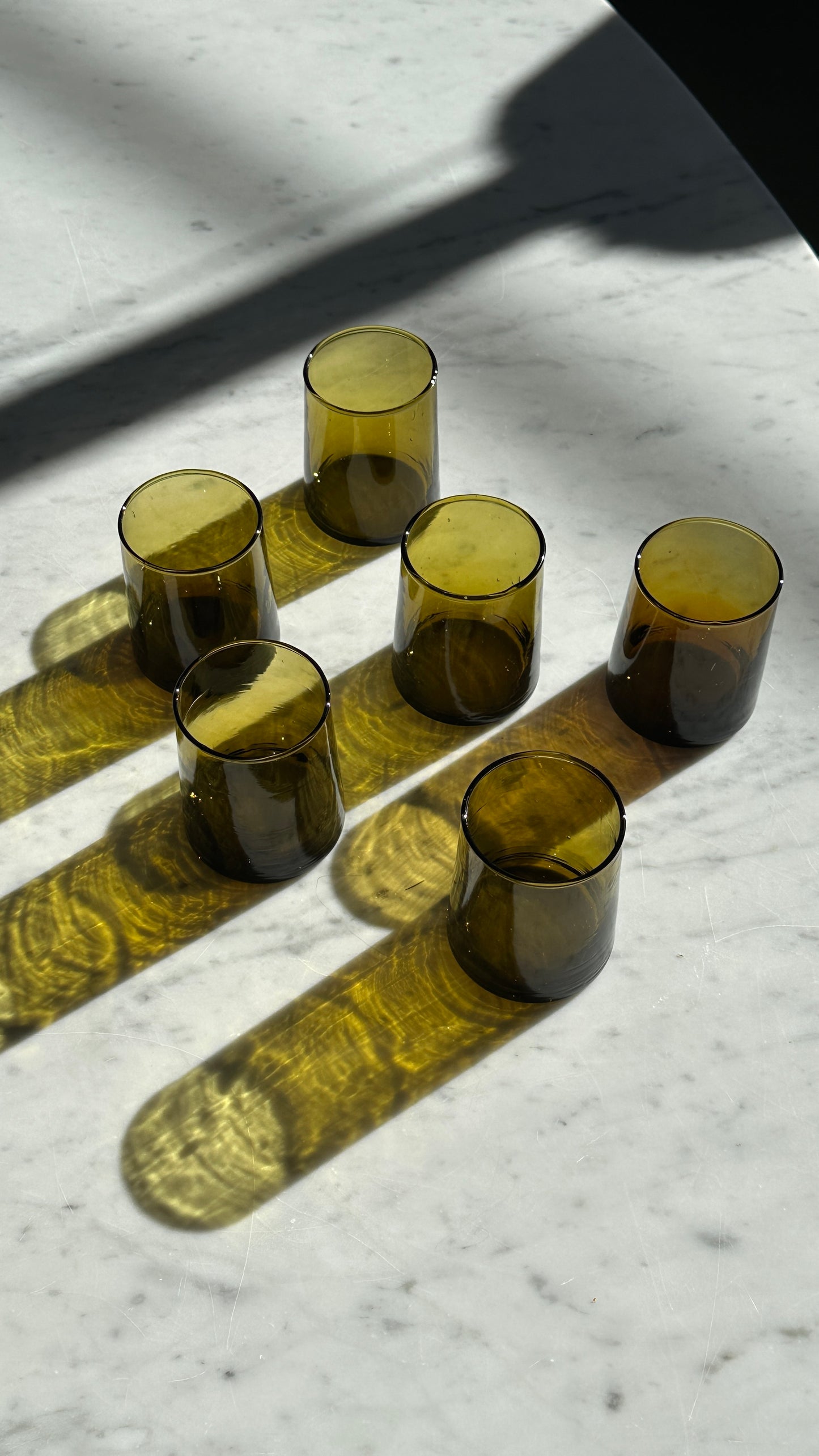 Set of 6 Handmade Glasses