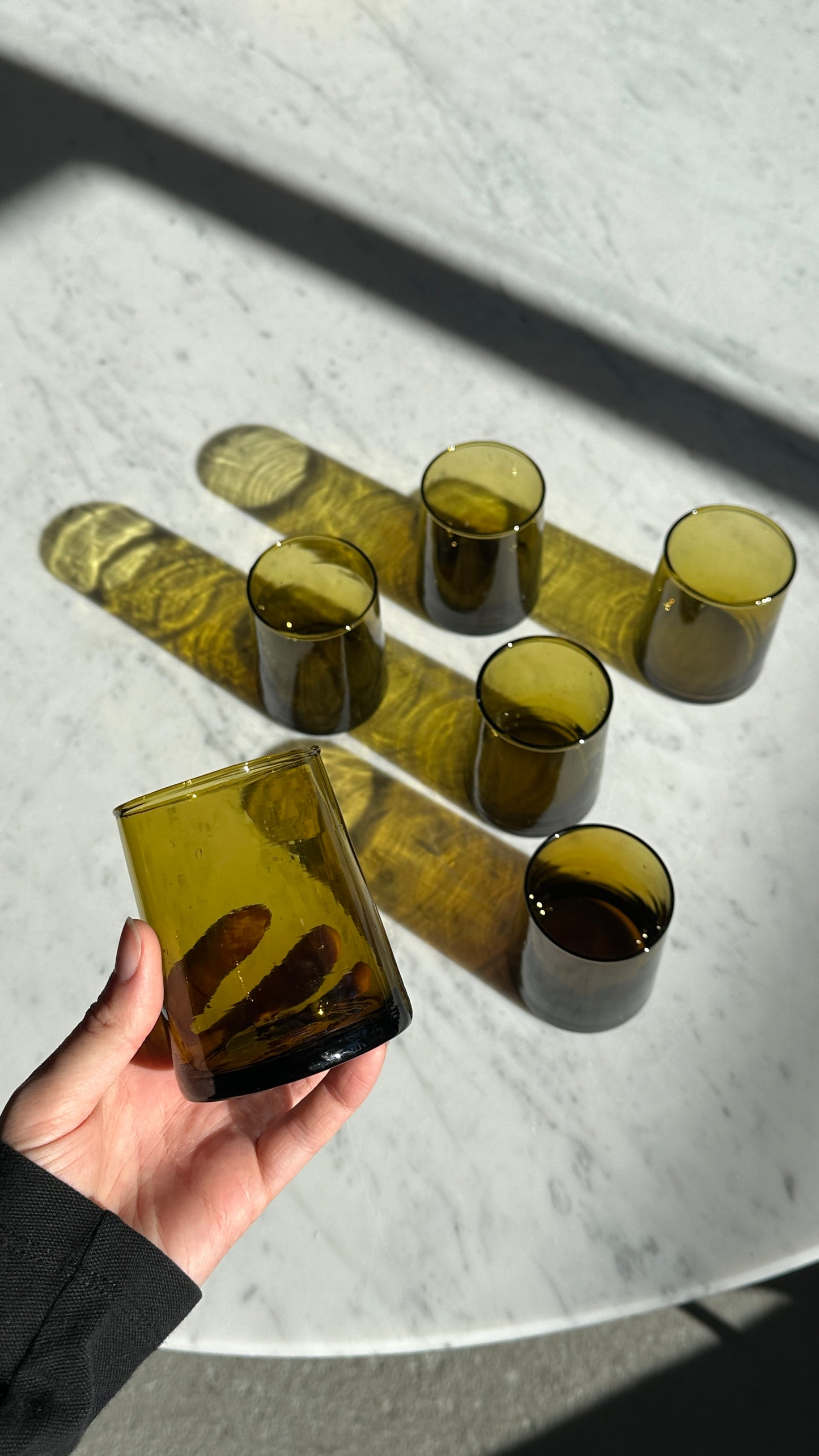 Set of 6 Handmade Glasses