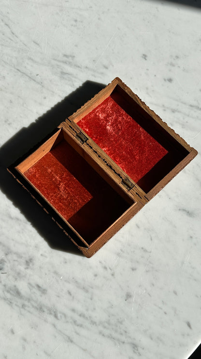 Carved Wooden Box
