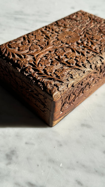 Carved Wooden Box