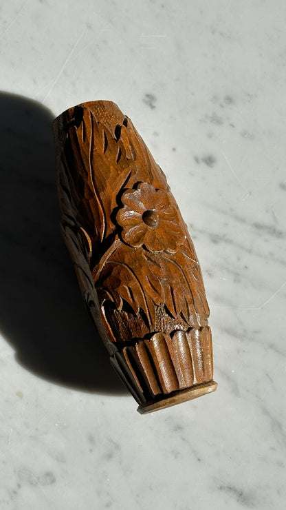 Craved Wooden Vase