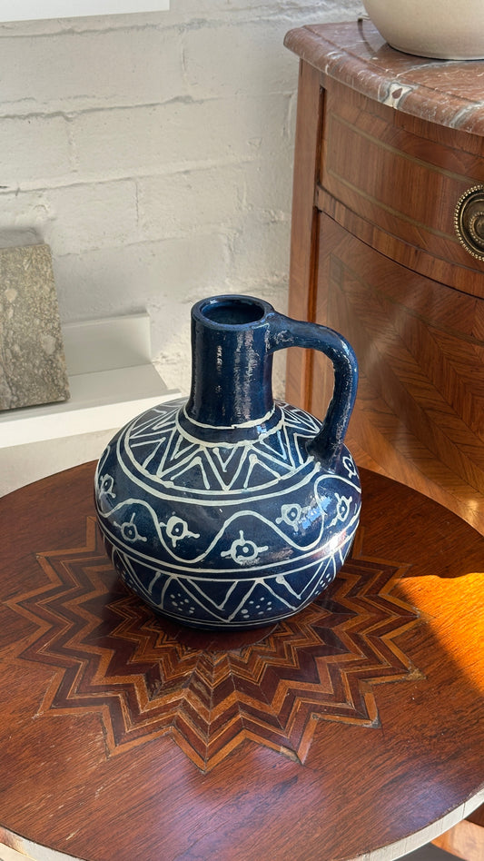 Indian Terra Cotta Decorated Jug