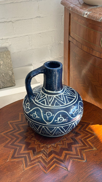 Indian Terra Cotta Decorated Jug