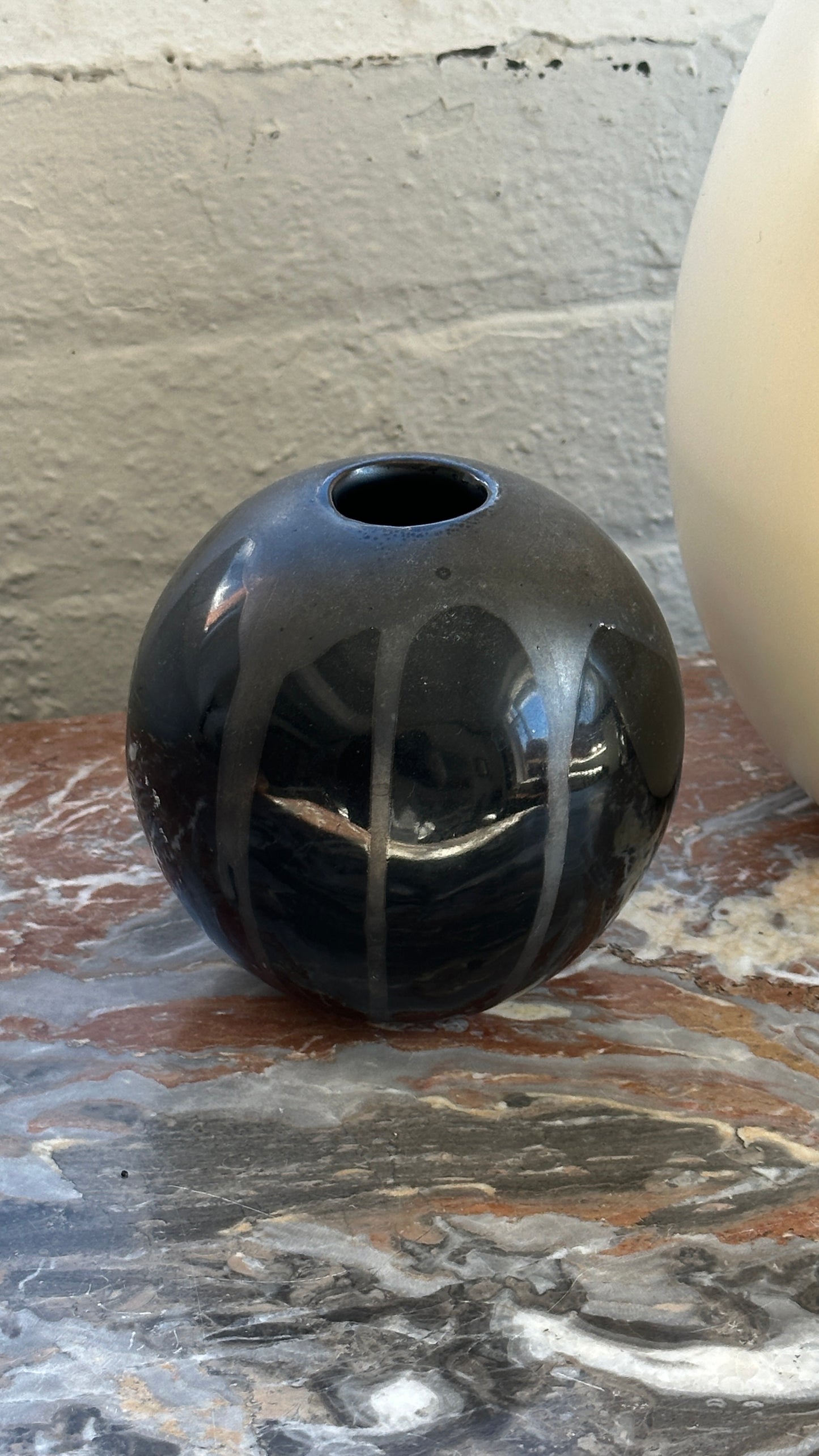 Round Ceramic Vase