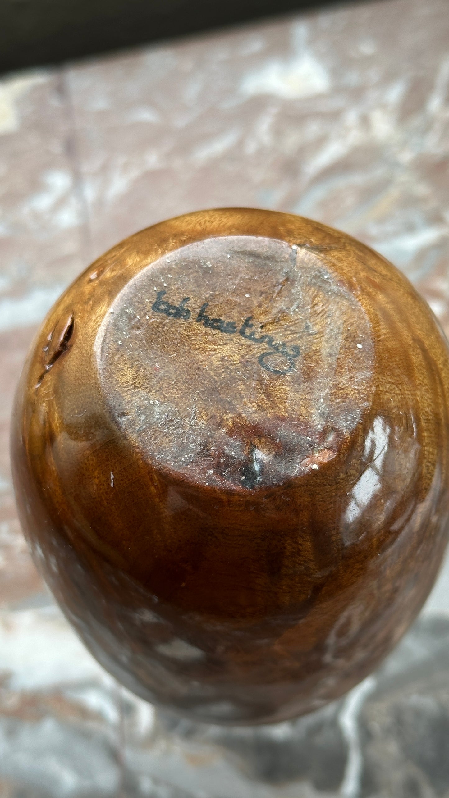 Collection of 3 Turned Wooden Vases