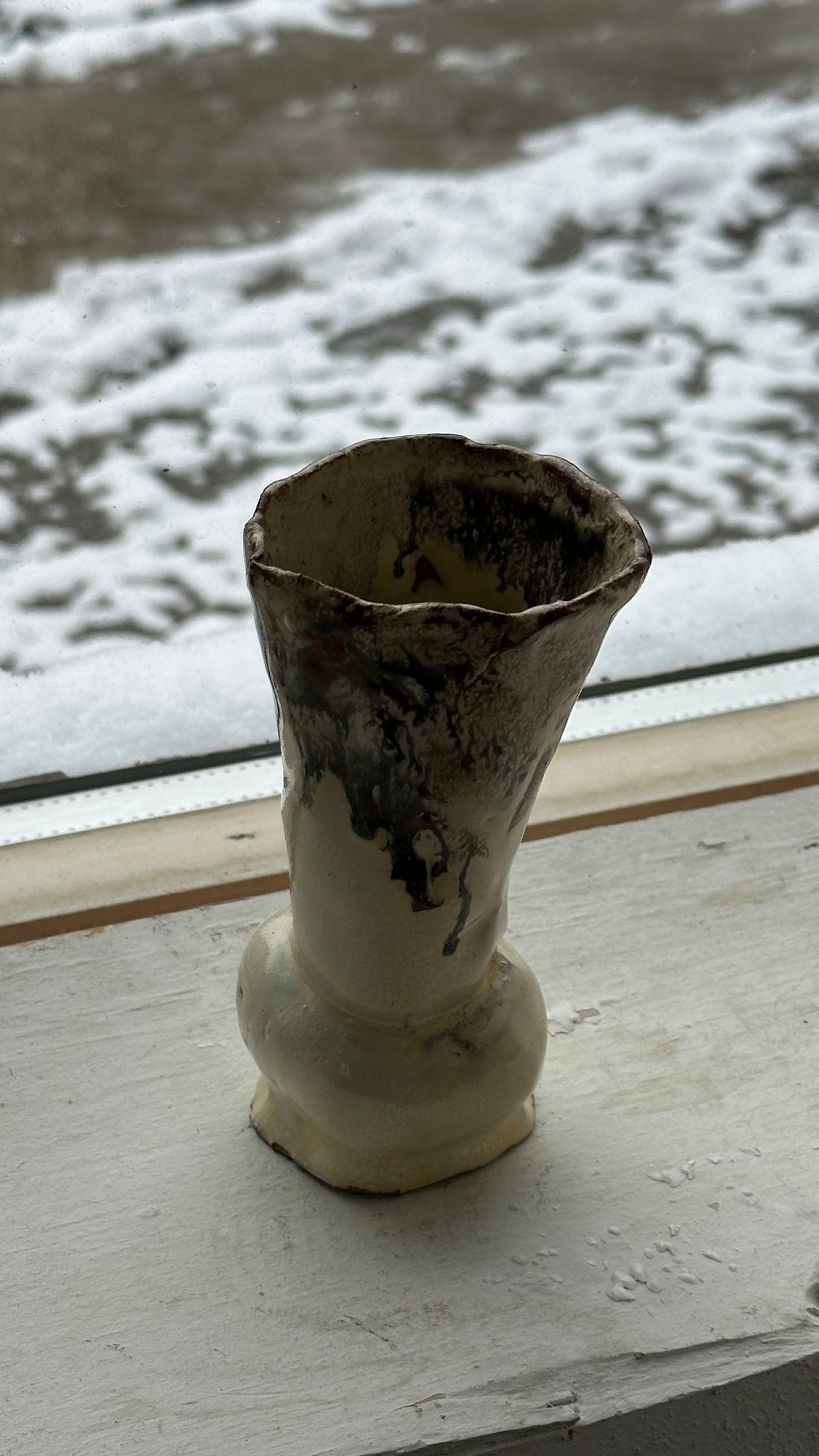 Brutalist Ceramic Vase