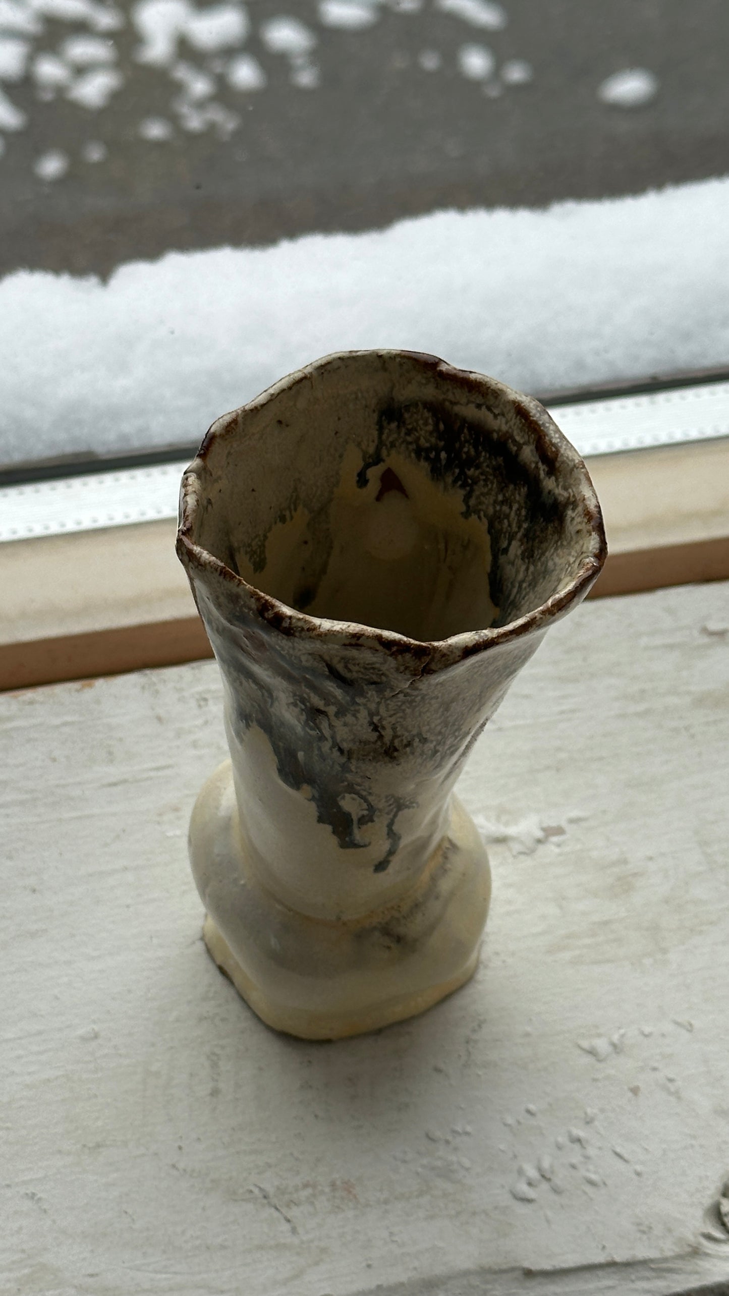 Brutalist Ceramic Vase