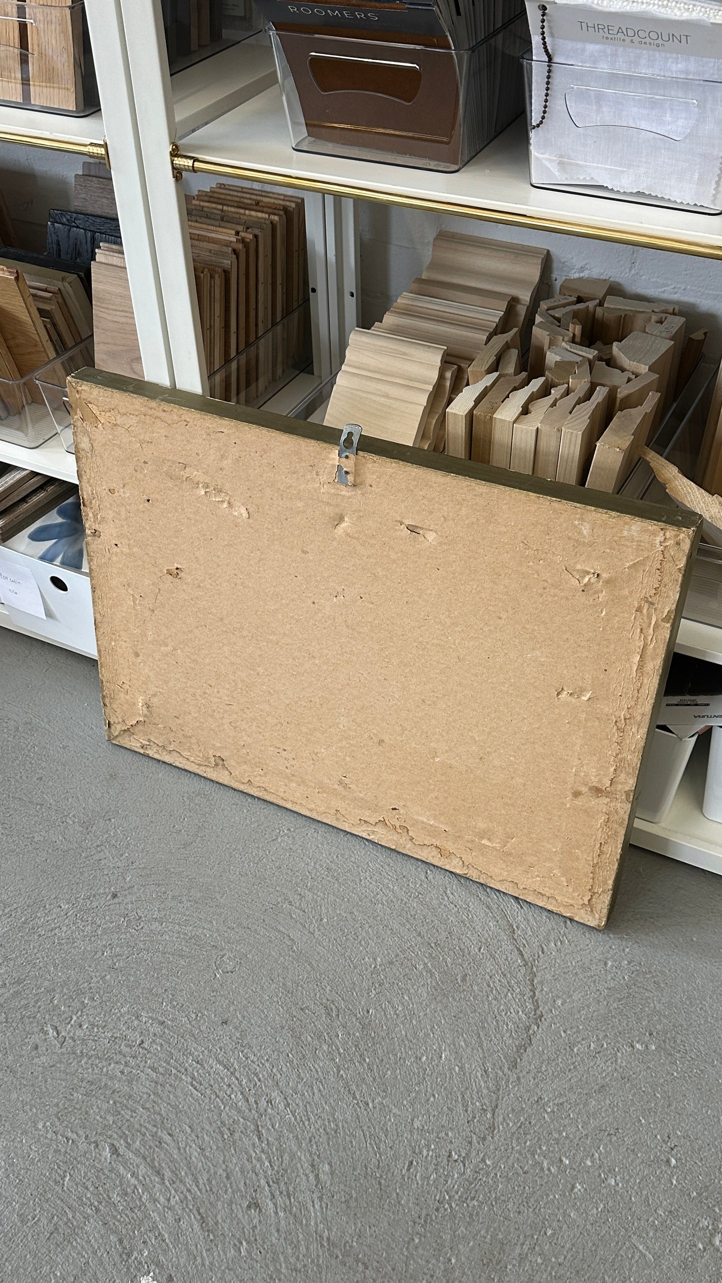 Framed Needlepoint of Old Mill