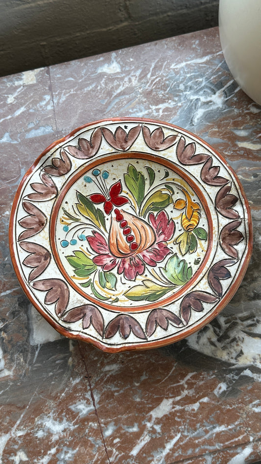 Hand Painted Italian Wall Plate / Bowl
