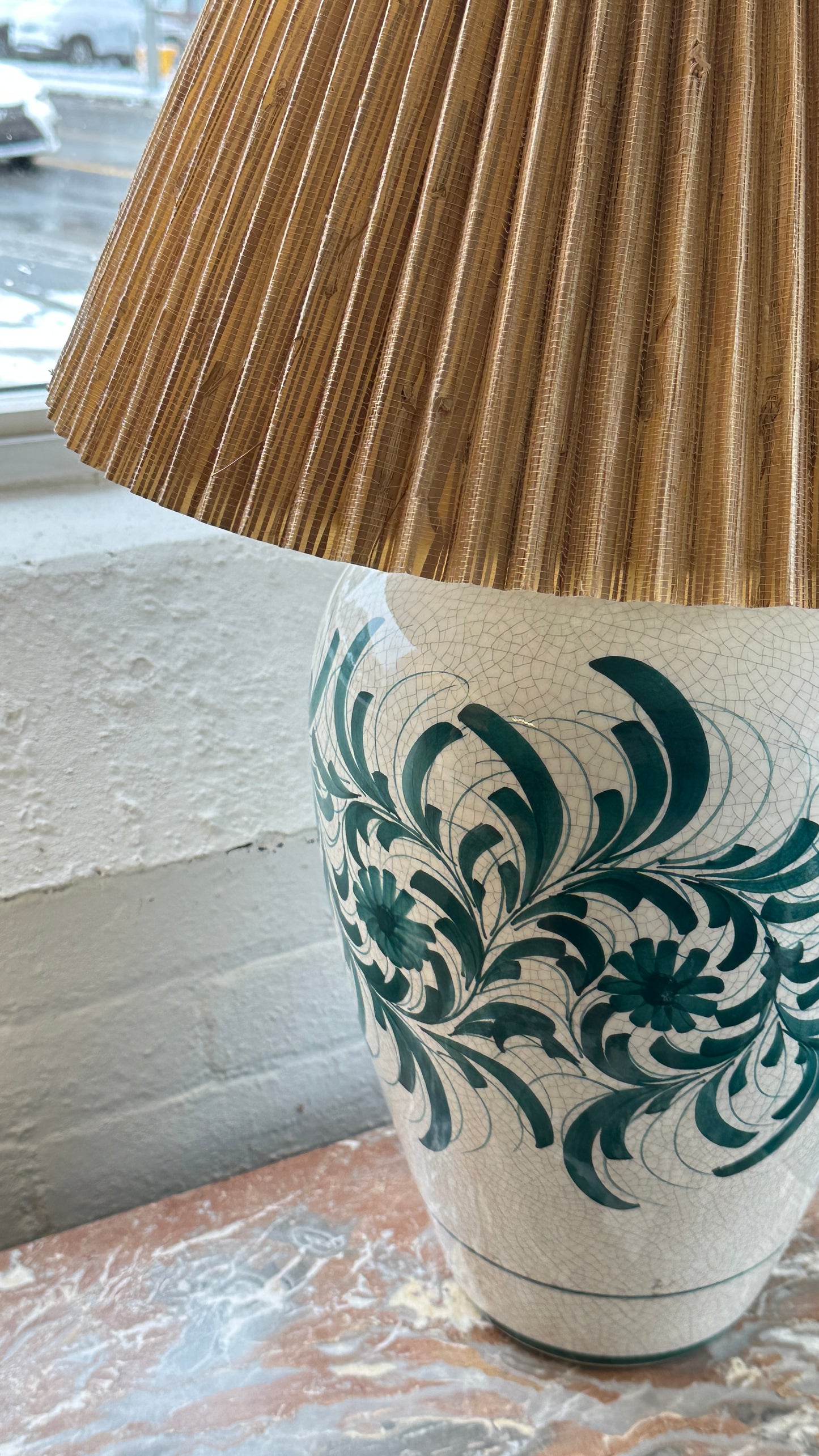 Hand Painted Ceramic Table Lamp