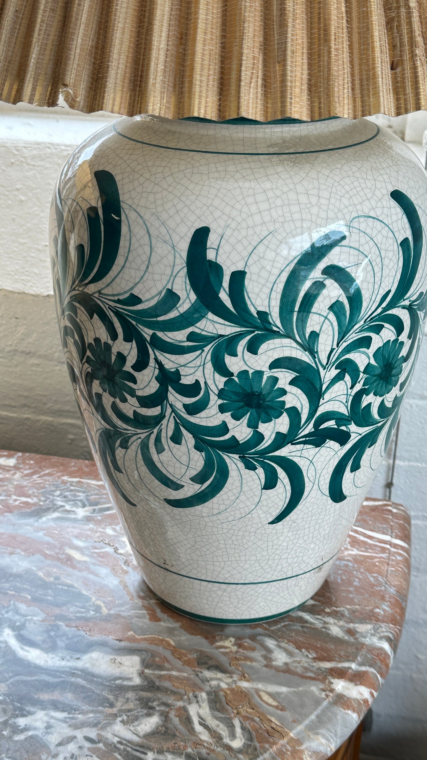 Hand Painted Ceramic Table Lamp