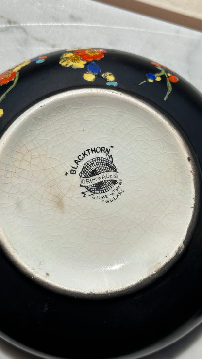 Pair of Royal Winton Grimwades "Blackthorn" Dishes