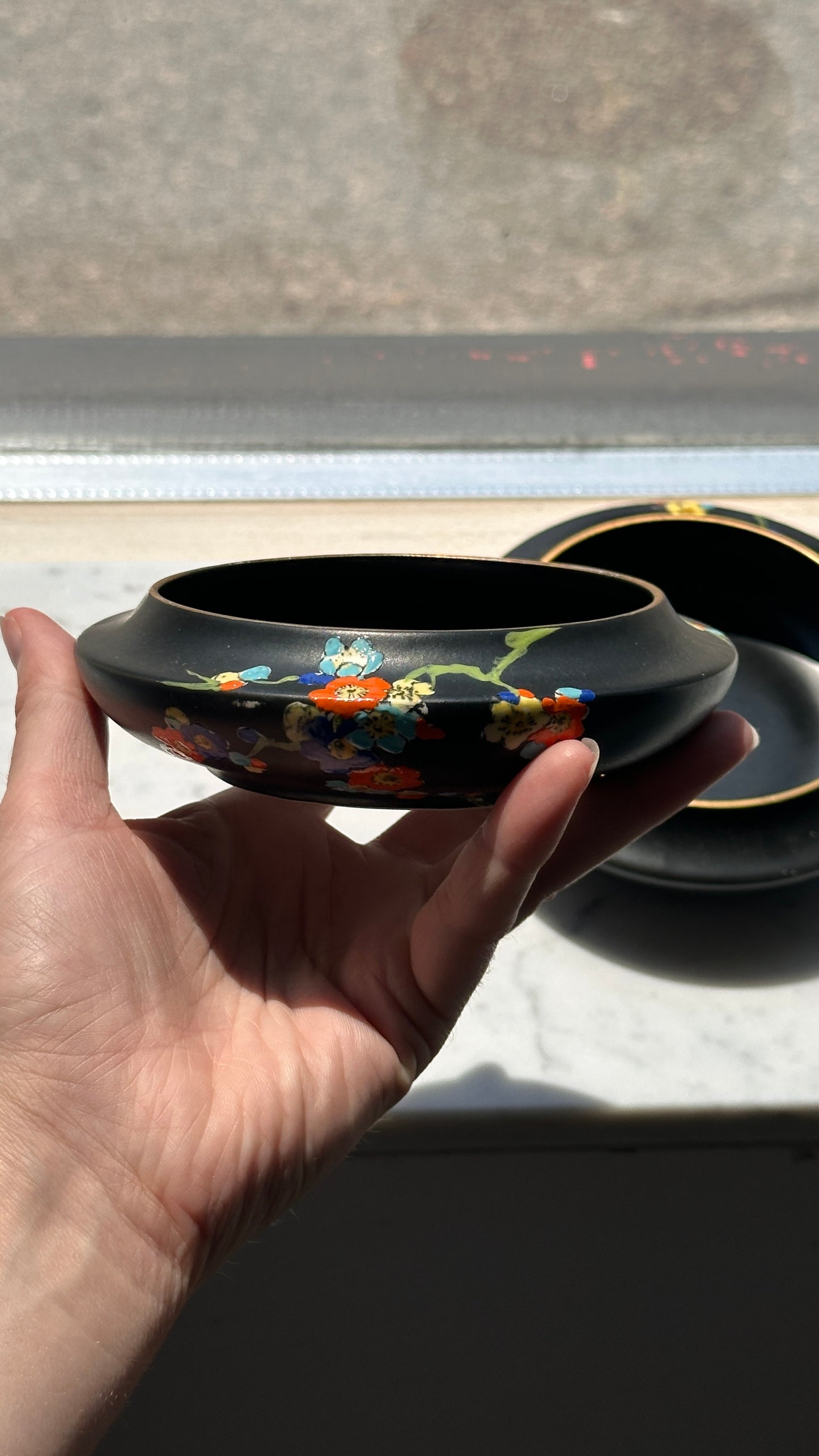 Pair of Royal Winton Grimwades "Blackthorn" Dishes