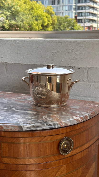 Electroplated Copper Lidded Ice Bucket by Primrose Plate, Canada