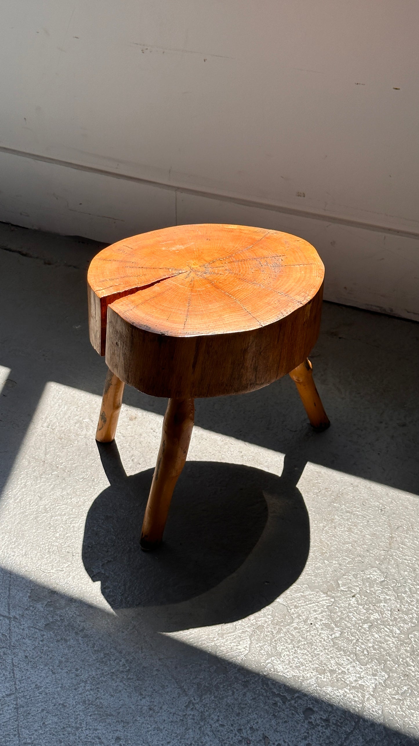 Vintage Rustic Wooden Stool