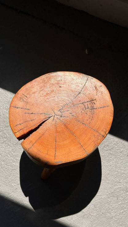 Vintage Rustic Wooden Stool