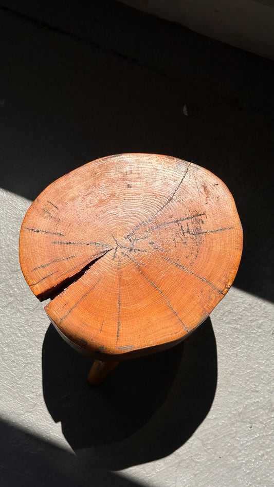 Vintage Rustic Wooden Stool