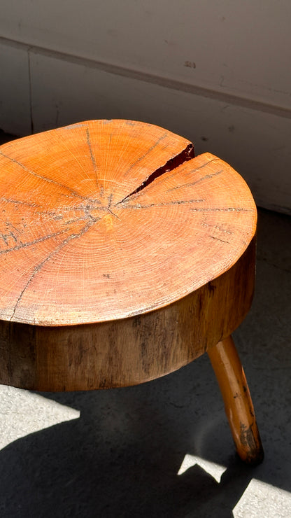 Vintage Rustic Wooden Stool