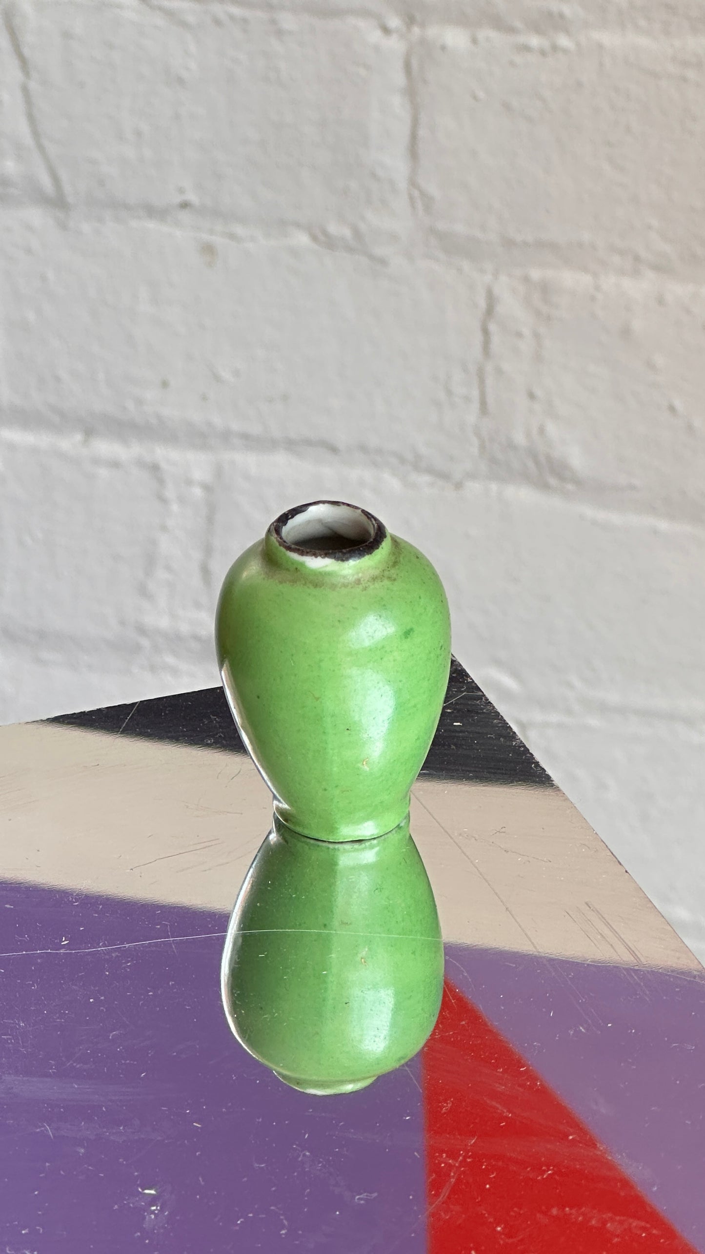 Miniate Hand Painted Ceramic Vase