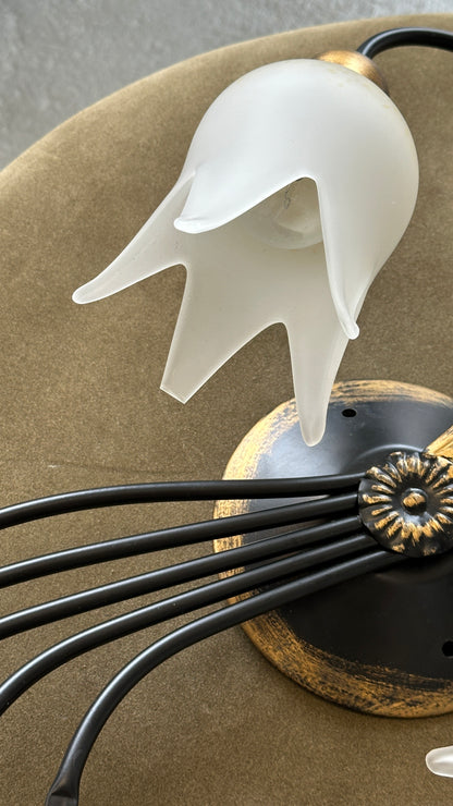 Contemporary Floral Wall Sconce