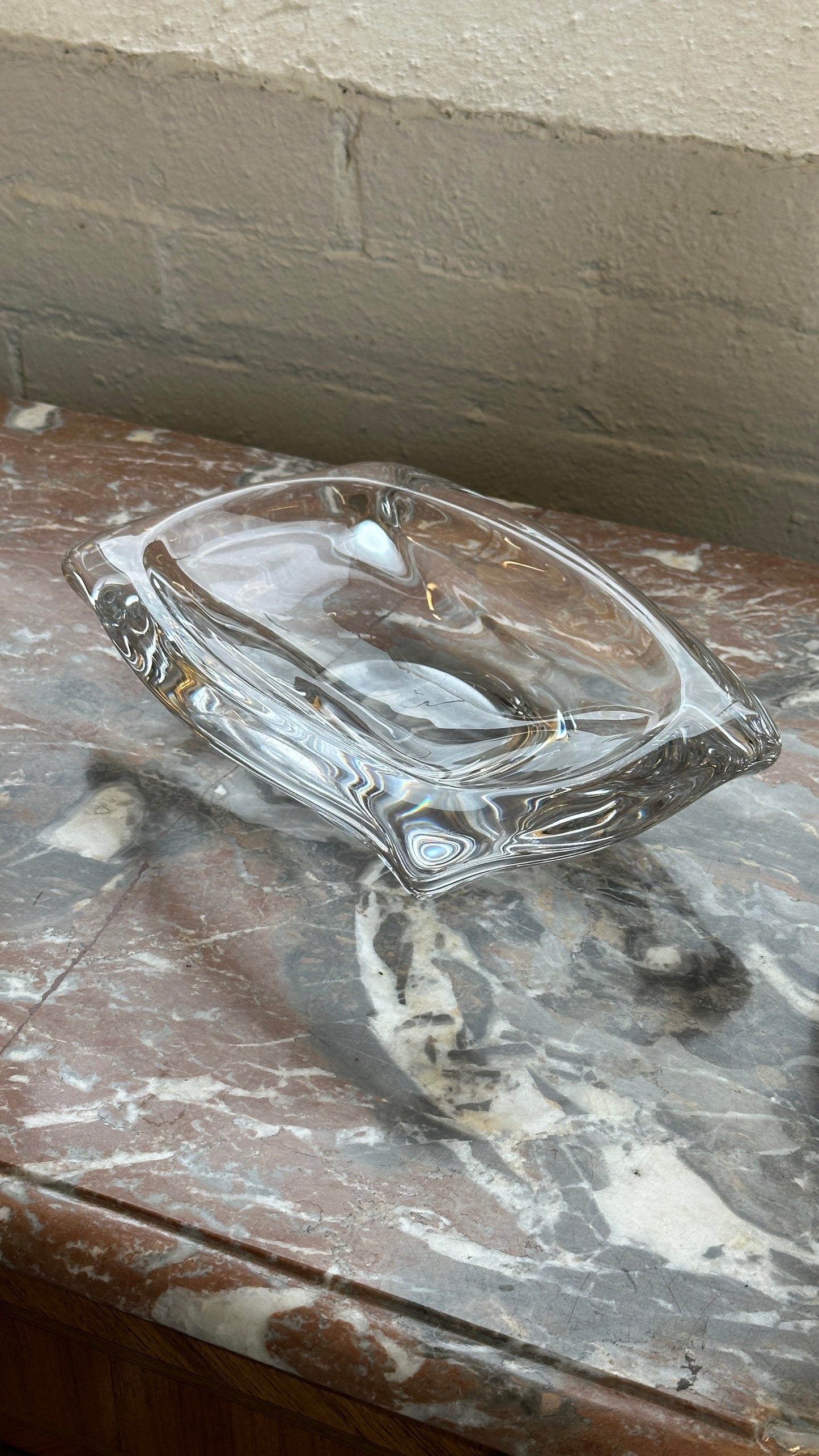 Large Vintage Kosta Boda Glass Bowl