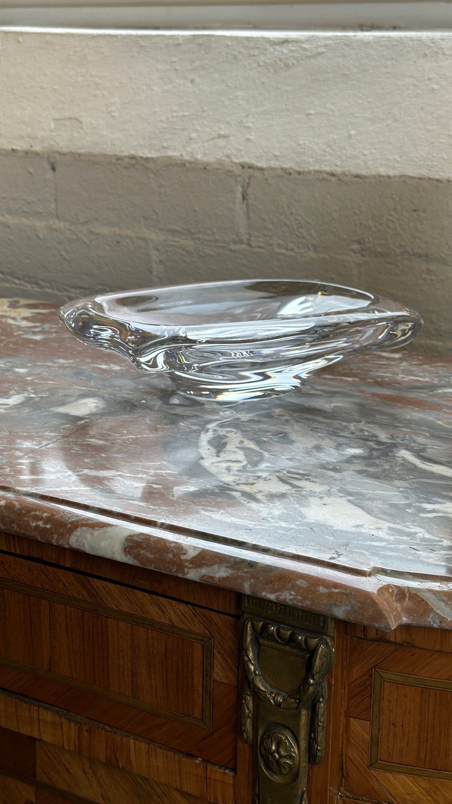 Large Vintage Kosta Boda Glass Bowl