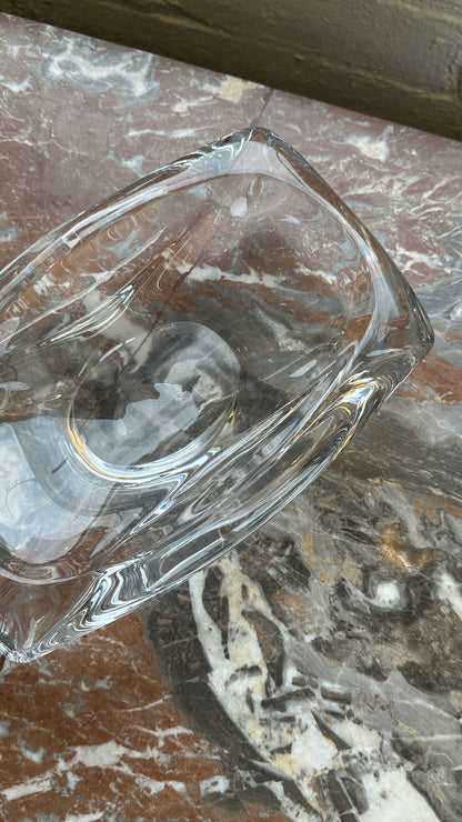 Large Vintage Kosta Boda Glass Bowl