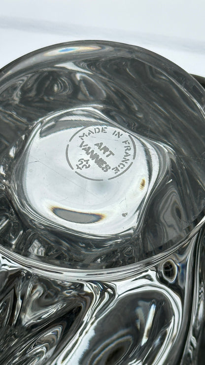 Vintage French Art Vannes Glass Vase