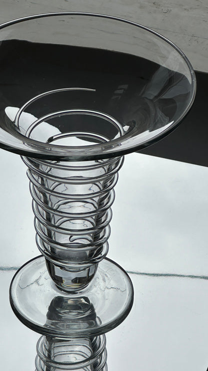 Spiral Glass Vase
