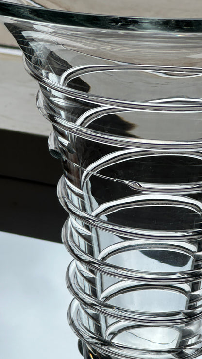 Spiral Glass Vase