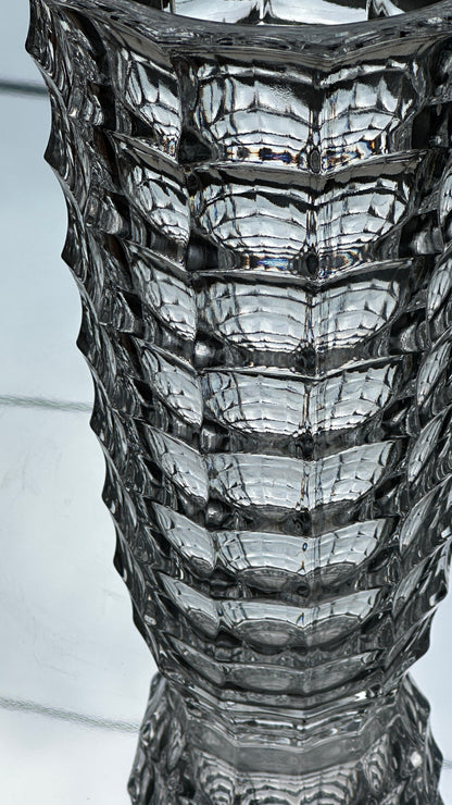 Glass Window Pattern Vase