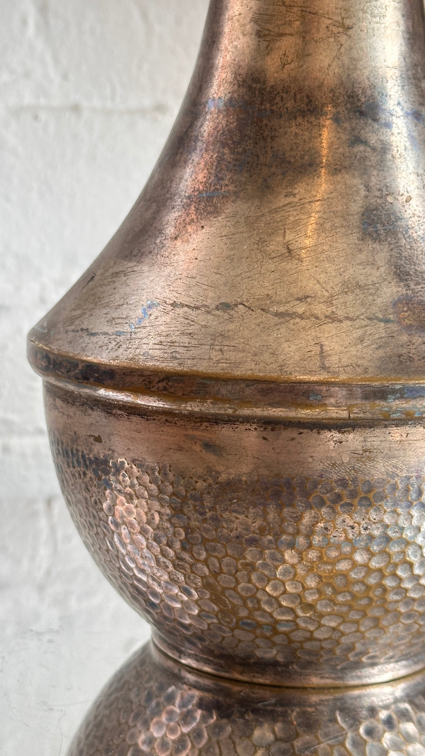 Vintage Hammered Vase