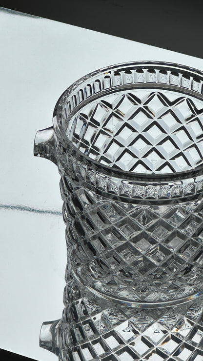 Vintage Cut Glass Ice Bucket