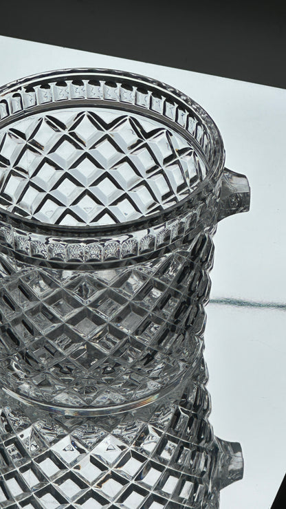 Vintage Cut Glass Ice Bucket