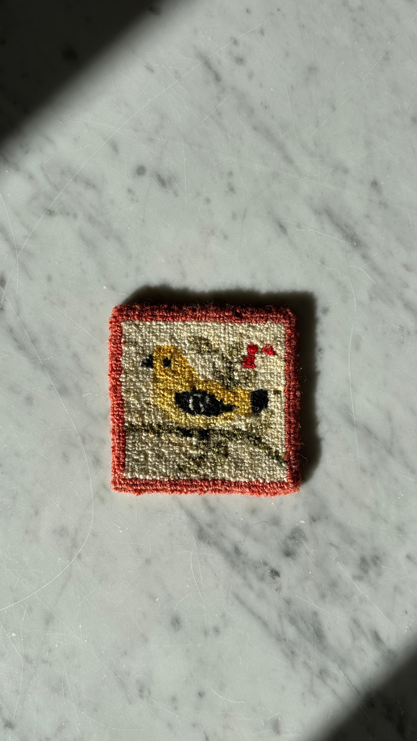 Collection of 8 Chéticamp Hooked Coasters