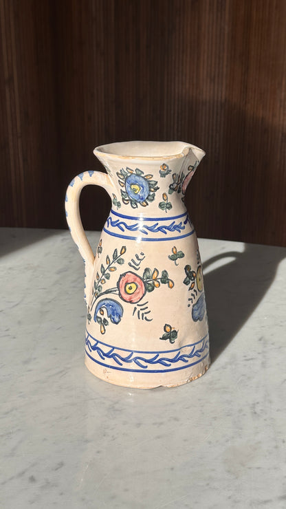 Hand Painted Toledo Pitcher