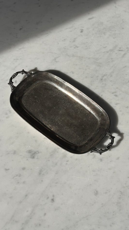 Antique Canadian Coronet Plate Copper Tray